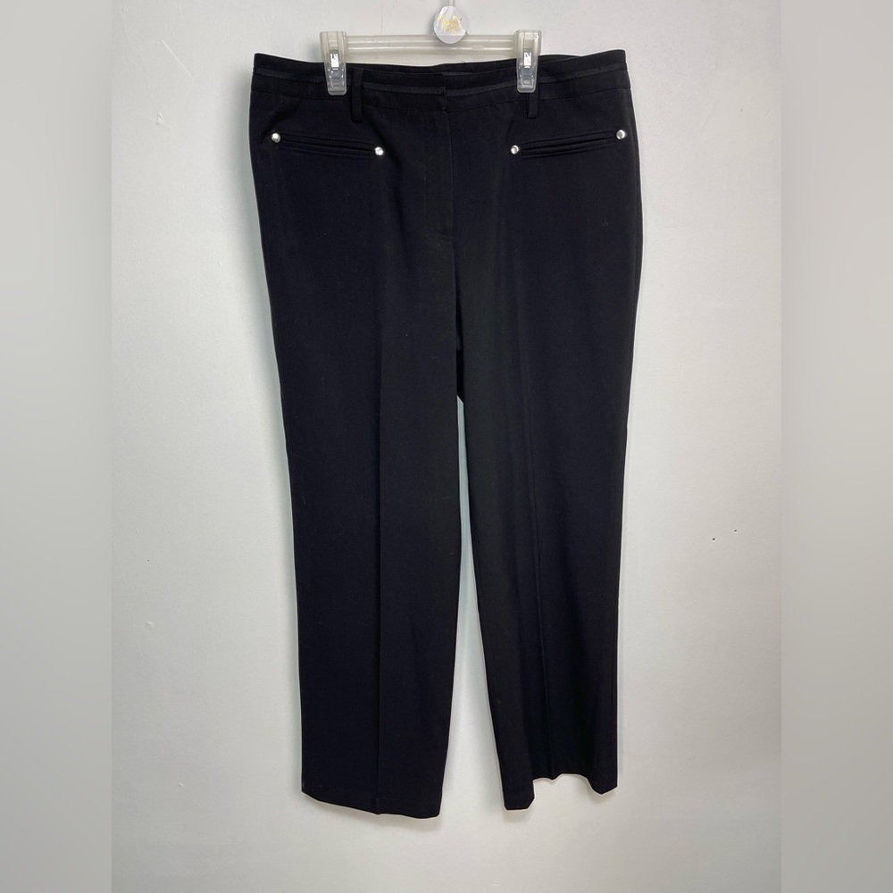 Larry Levine Stretch black pants women’s size 12
